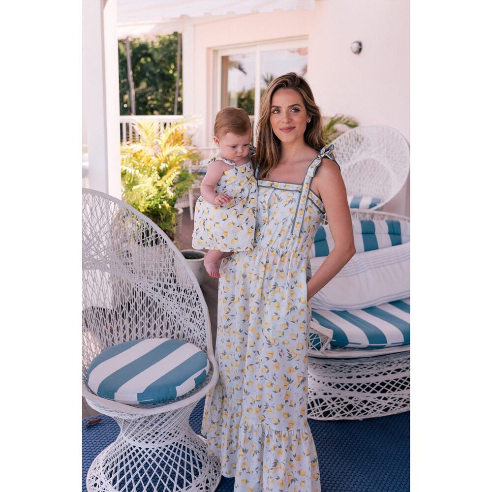 Gal Meets Glam Lemon Print Dress